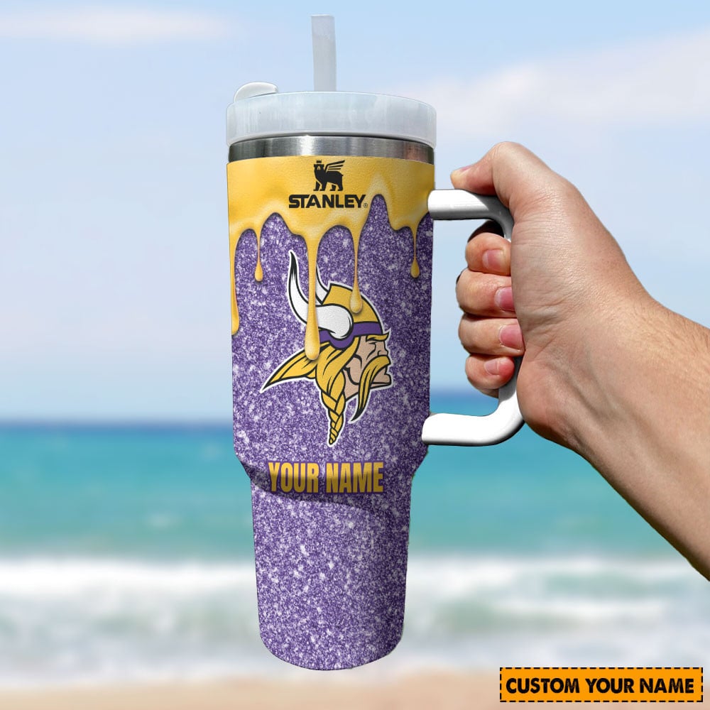 NFL Minnesota Vikings Custom Stanley Cup 40 oz 30 oz Tumbler With HandleTVC2301849