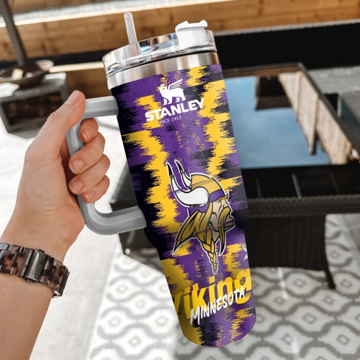 NFL Minnesota Vikings Custom Stanley Cup 40 oz 30 oz Tumbler With HandleTVC2301856
