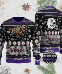 Nfl Minnesota Vikings Ugly Christmas Sweater Adult 3D Funny Matching for family