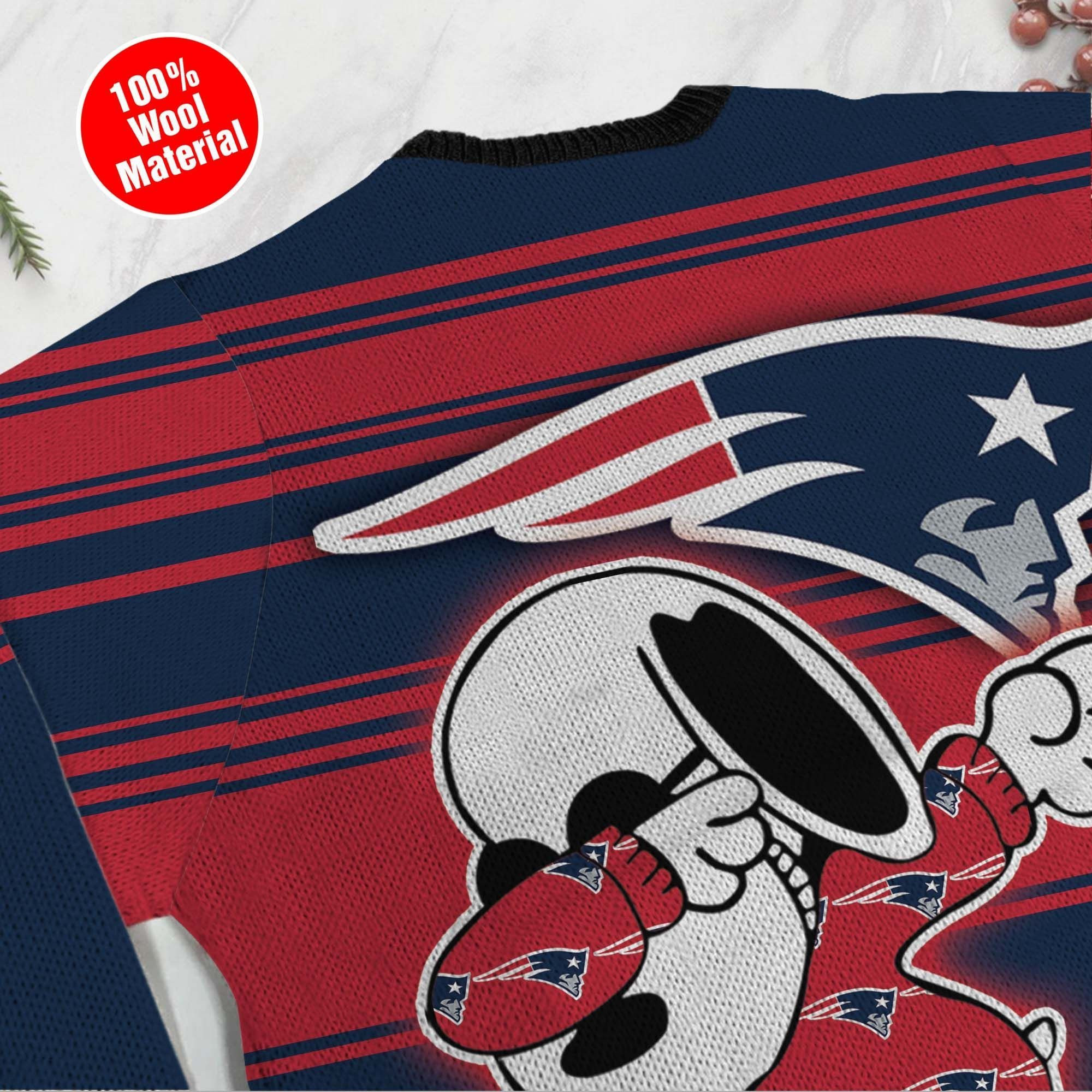 NFL New England Patriots D Full Printed Sweater Shirt For Football Fan Nfl Jersey Ugly Christmas Sweater Adult 3D Funny Matching for family - Image 5
