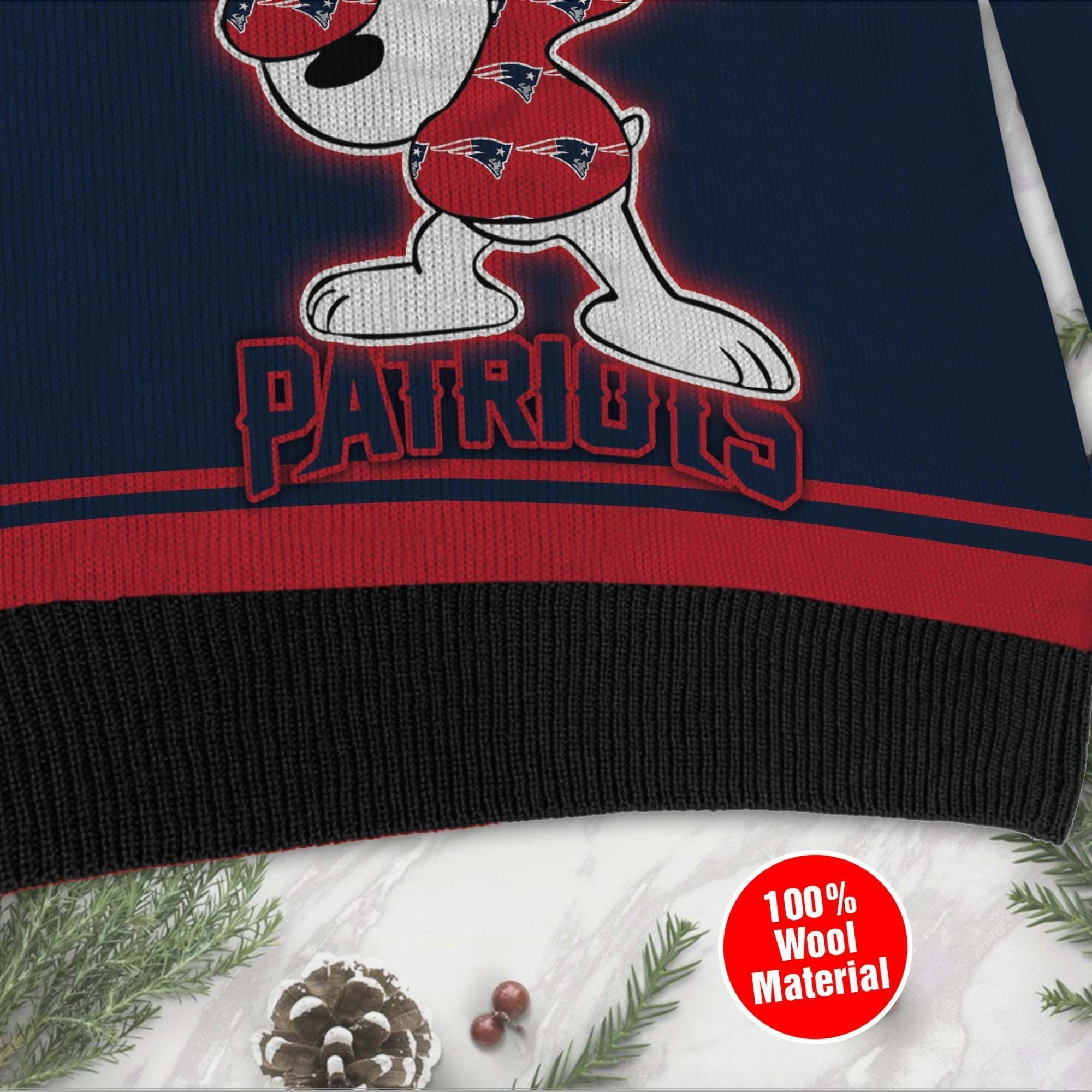 NFL New England Patriots D Full Printed Sweater Shirt For Football Fan Nfl Jersey Ugly Christmas Sweater Adult 3D Funny Matching for family - Image 4