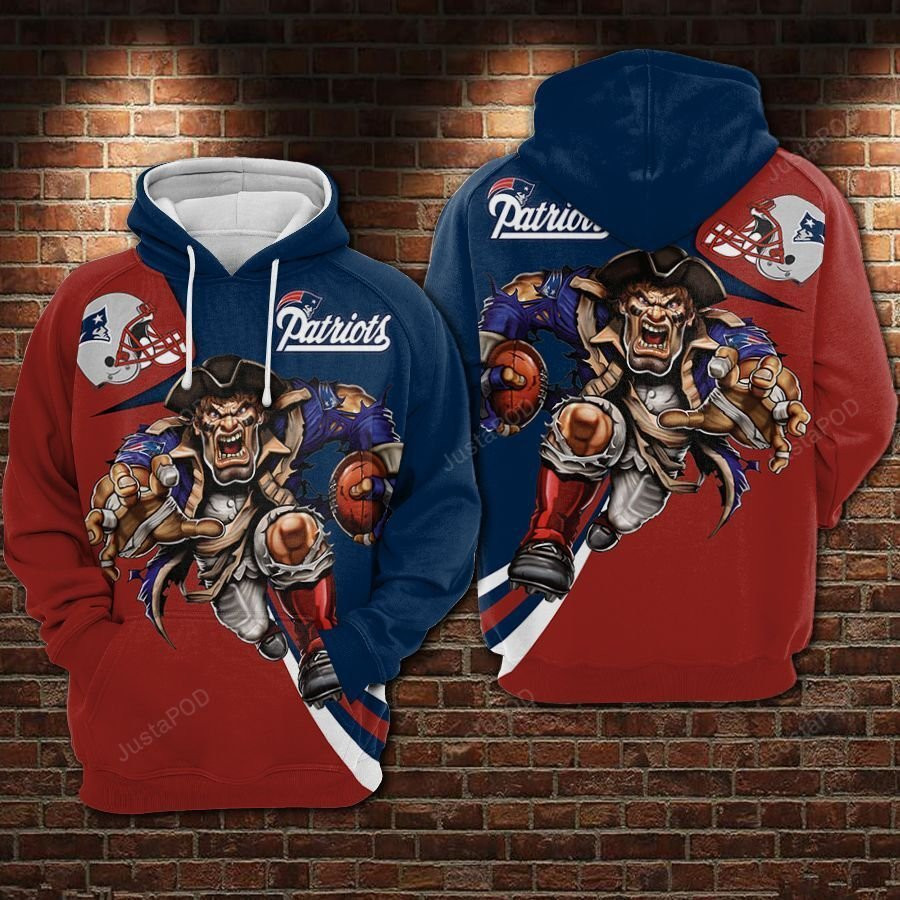 NFL New England Patriots Nfl Football 3D All Over Print Hoodie, Zip Hoodie