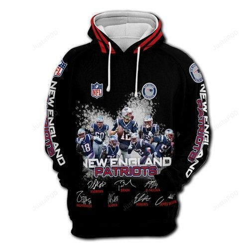 NFL New England Patriots Nfl Football Lengend Anniversary 3D All Over Print Hoodie, Zip Hoodie