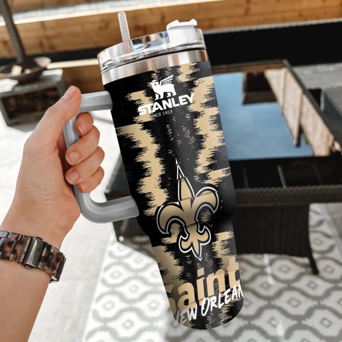 NFL New Orleans Saints Custom Stanley Cup 40 oz 30 oz Tumbler With HandleTVC2301856
