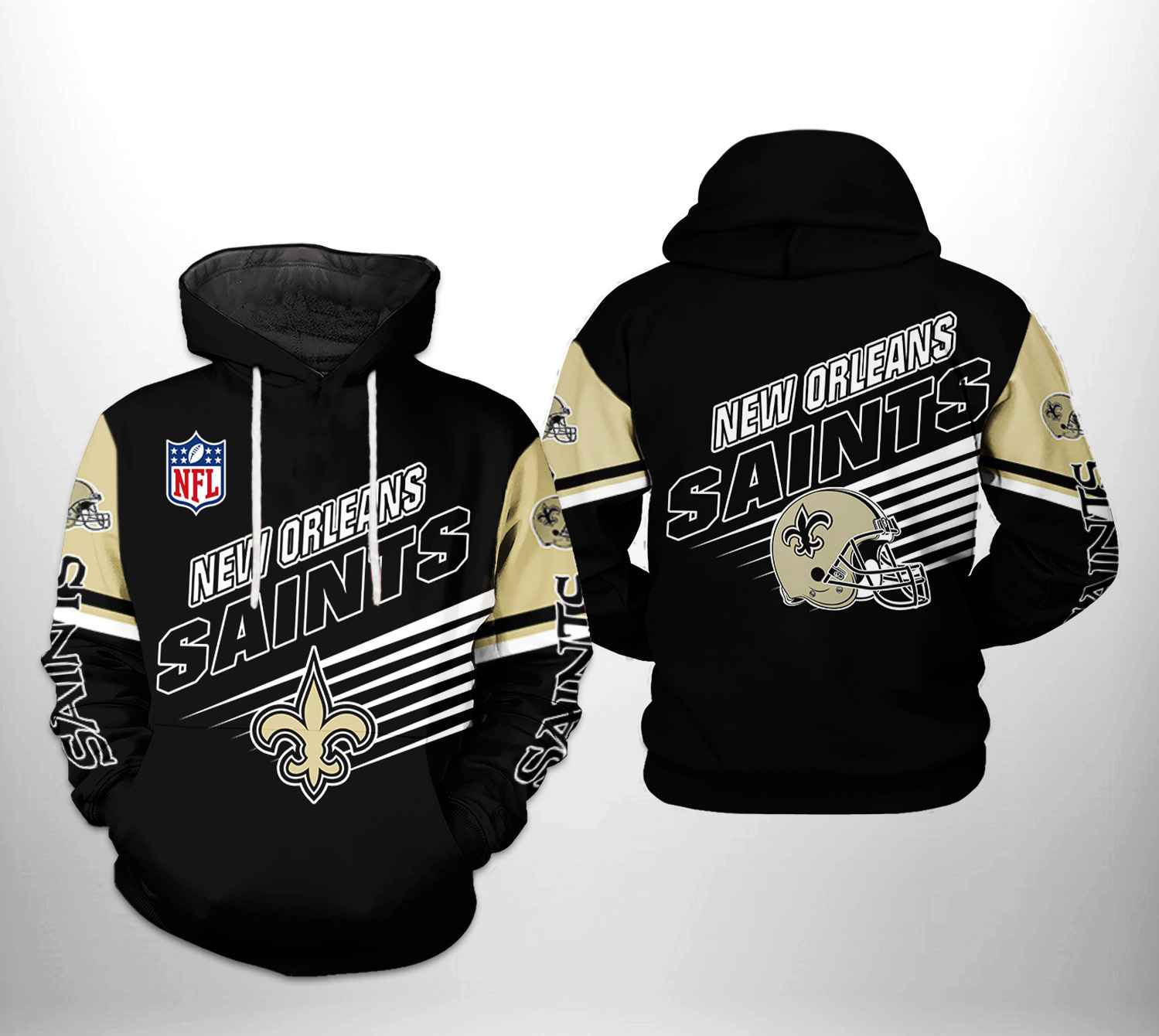 NFL New Orleans Saints NFL Team 3D All Over Print Hoodie, Zip Hoodie