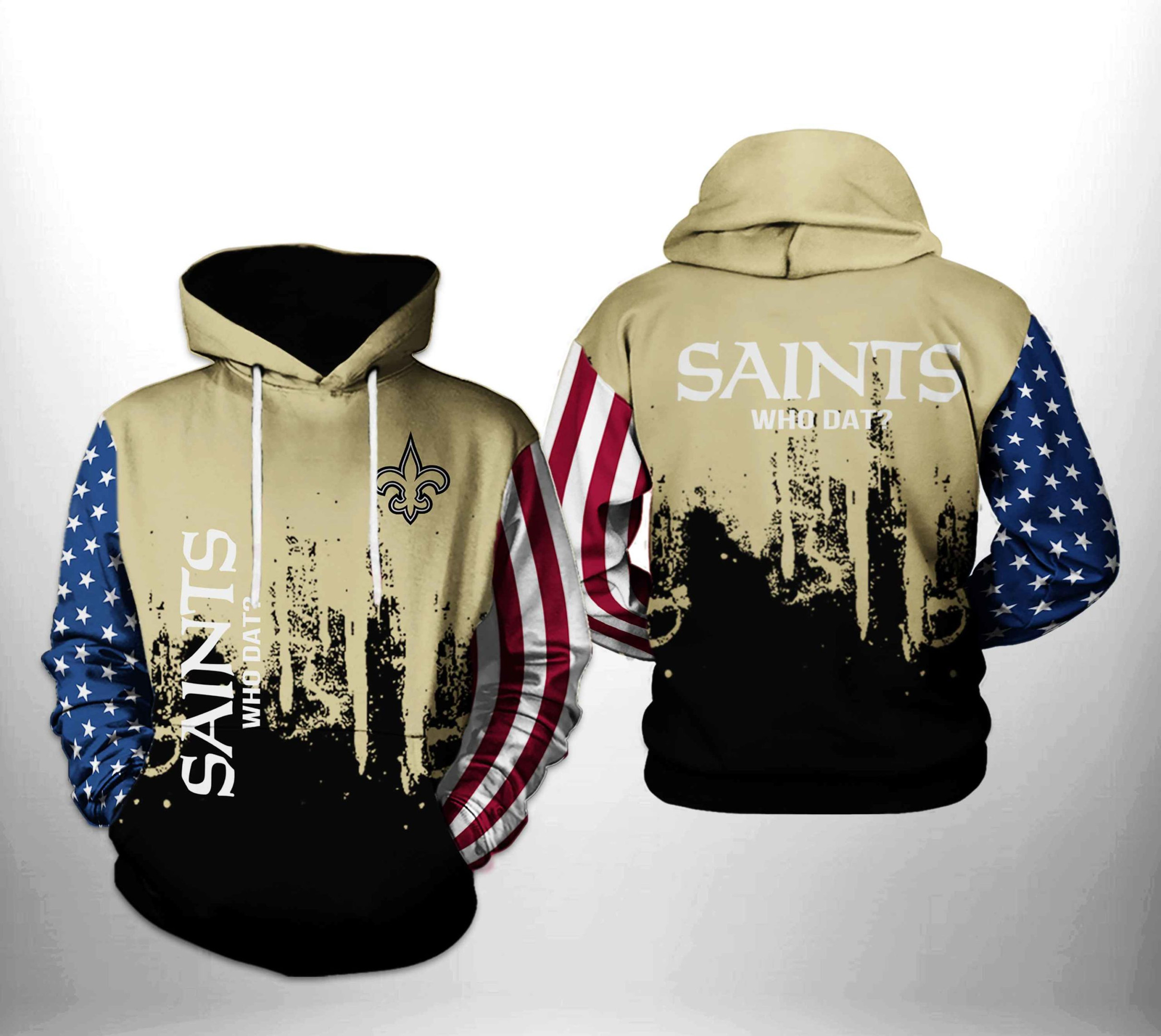 NFL New Orleans Saints NFL Team US 3D All Over Print Hoodie, Zip Hoodie