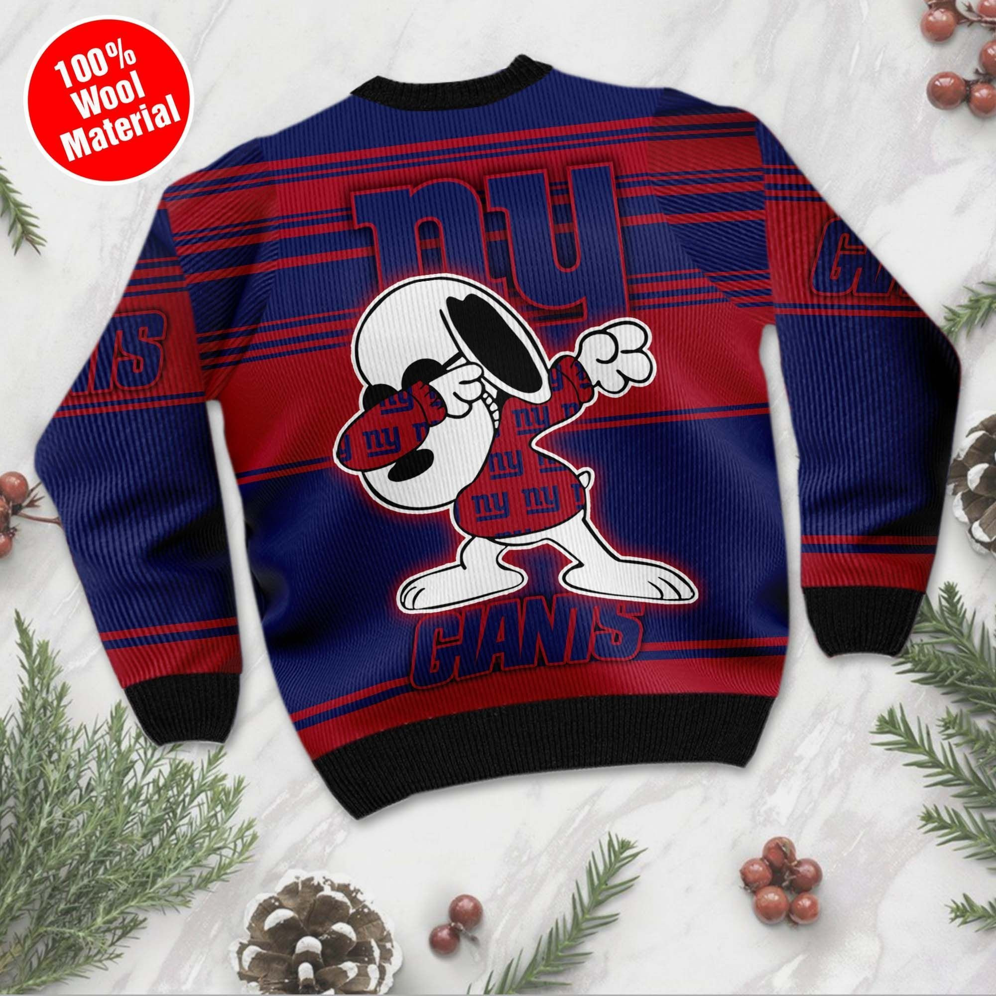NFL New York Giants D Full Printed Sweater Shirt For Football Fan Nfl Jersey Ugly Christmas Sweater Adult 3D Funny Matching for family - Image 3