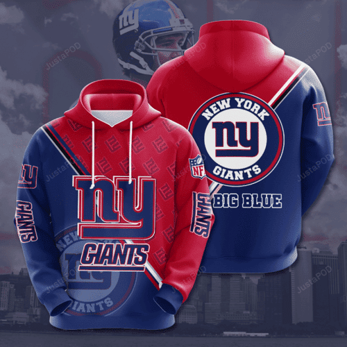 NFL New York Giants NFL 3D All Over Print Hoodie, Zip Hoodie