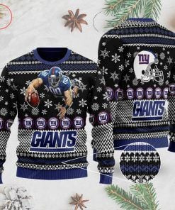 Nfl New York Giants Ugly Christmas Sweater Adult 3D Funny Matching for family