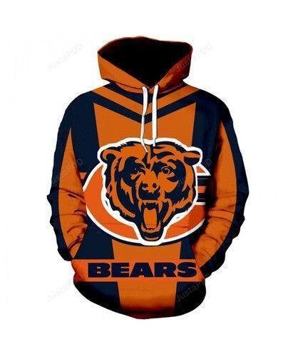NFL Nfl American Football Cool Chicago Bears 3D All Over Print Hoodie, Zip Hoodie