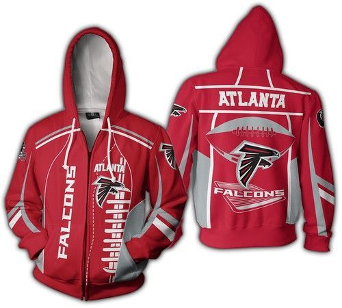 NFL NFL Atlanta Falcons 3D All Over Print Hoodie, Zip Hoodie