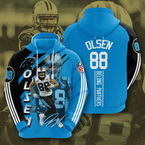 NFL NFL Carolina Panthers 3D All Over Print Hoodie, Zip Hoodie