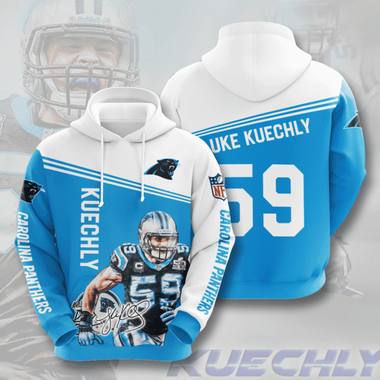 NFL NFL Carolina Panthers 3D All Over Print Hoodie, Zip Hoodie