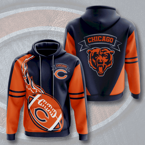 NFL NFL Chicago Bears 3D All Over Print Hoodie, Zip Hoodie