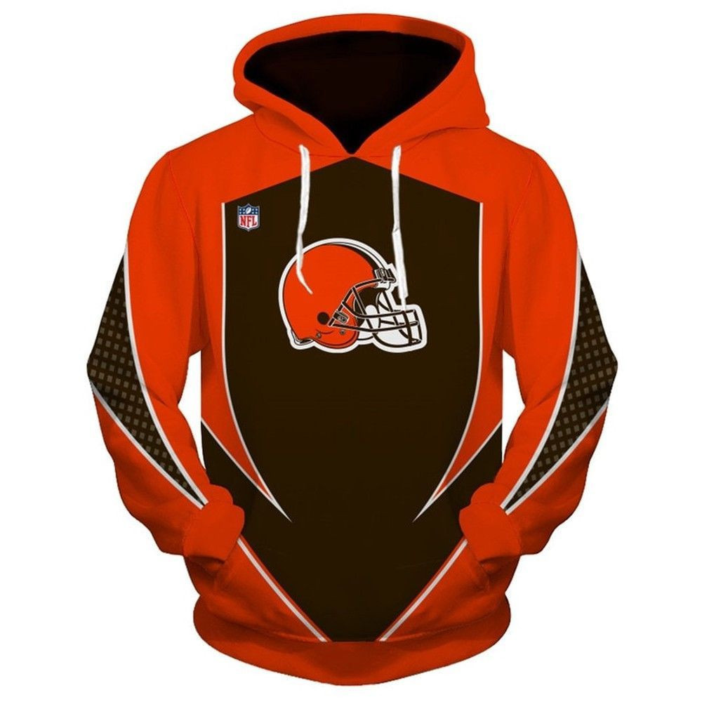 NFL NFL Cleveland Browns 3D All Over Print Hoodie, Zip Hoodie