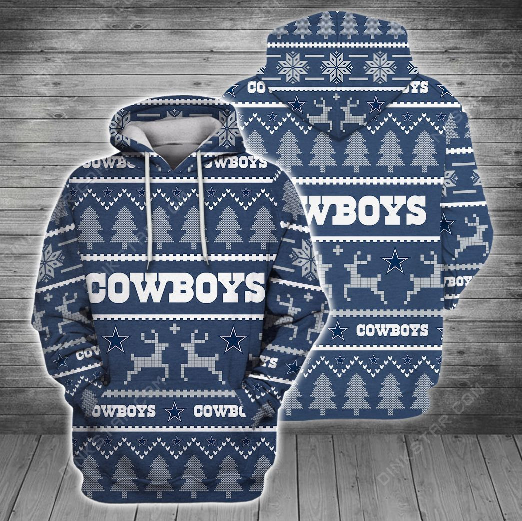 NFL Nfl Dallas Cowboys Ugly 3D All Over Print Hoodie, Zip Hoodie