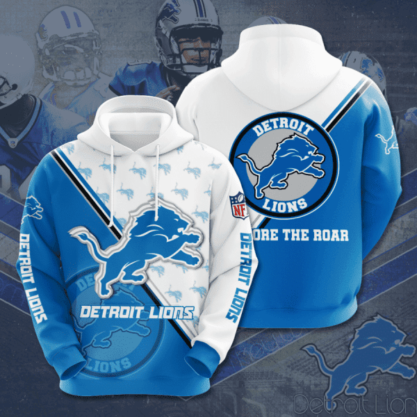 NFL NFL Detroit Lions 3D All Over Print Hoodie, Zip Hoodie