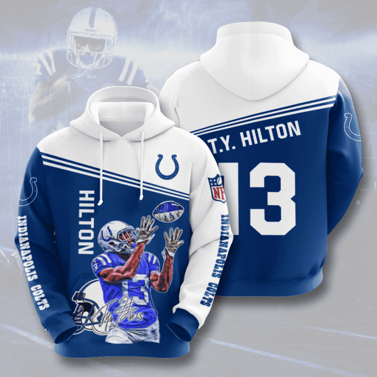 NFL NFL Indianapolis Colts 3D All Over Print Hoodie, Zip Hoodie