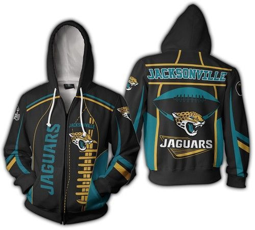 NFL Nfl Jacksonville Jaguars 3D All Over Print Hoodie, Zip Hoodie