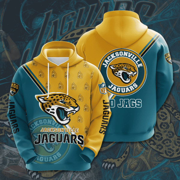 NFL NFL Jacksonville Jaguars 3D All Over Print Hoodie, Zip Hoodie