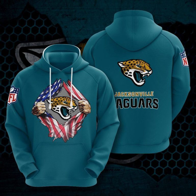 NFL NFL Jacksonville Jaguars 3D All Over Print Hoodie, Zip Hoodie