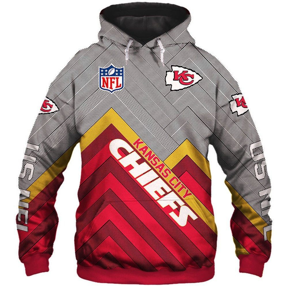 NFL NFL Kansas City Chiefs 3D All Over Print Hoodie, Zip Hoodie