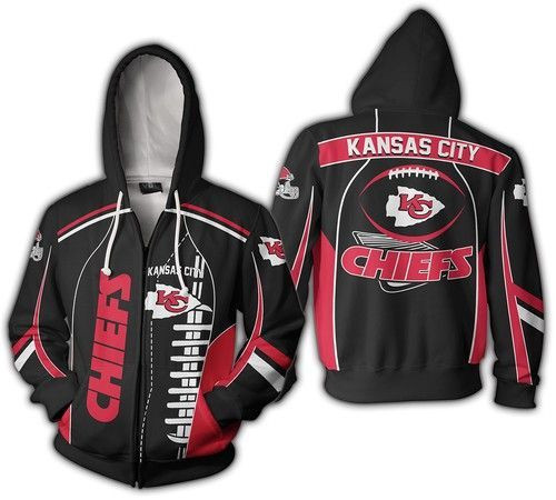NFL Nfl Kansas City Chiefs 3D All Over Print Hoodie, Zip Hoodie