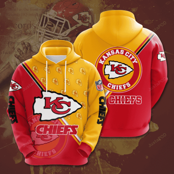 NFL NFL Kansas City Chiefs 3D All Over Print Hoodie, Zip Hoodie