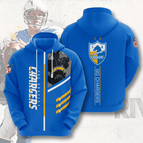 NFL NFL Los Angeles Chargers 3D All Over Print Hoodie, Zip Hoodie