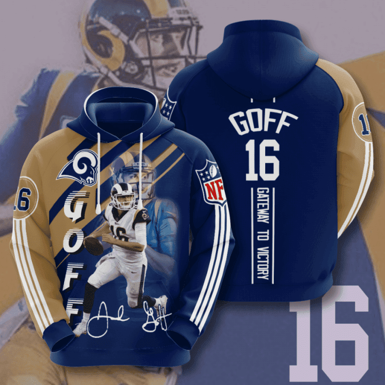 NFL NFL Los Angeles Rams 3D All Over Print Hoodie, Zip Hoodie