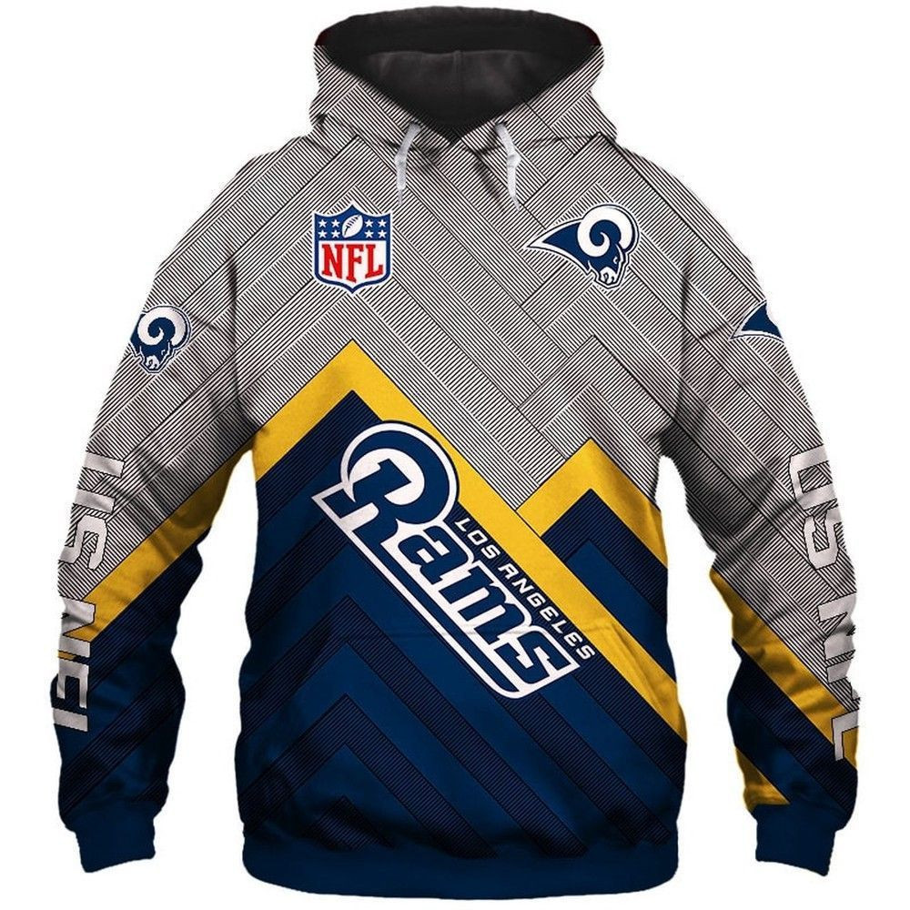 NFL NFL Los Angles Rams 3D All Over Print Hoodie, Zip Hoodie