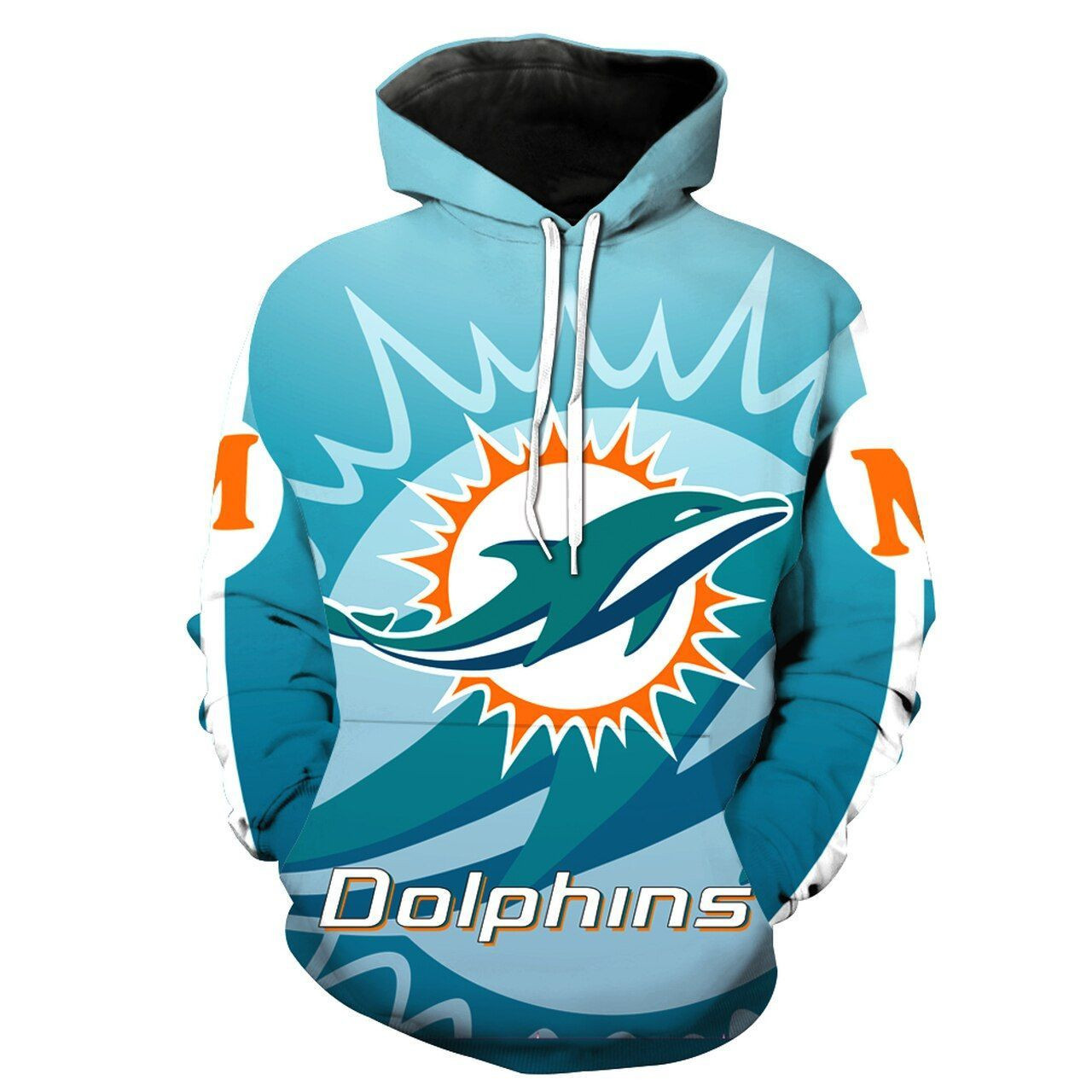 NFL NFL Miami Dolphins 3D All Over Print Hoodie, Zip Hoodie