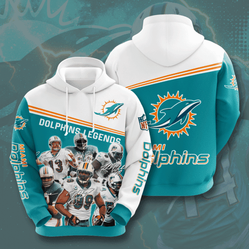 NFL NFL Miami Dolphins 3D All Over Print Hoodie, Zip Hoodie