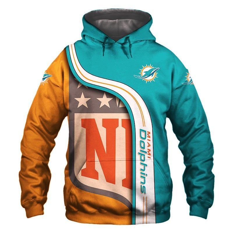 NFL Nfl Miami Dolphins 3D All Over Print Hoodie, Zip Hoodie