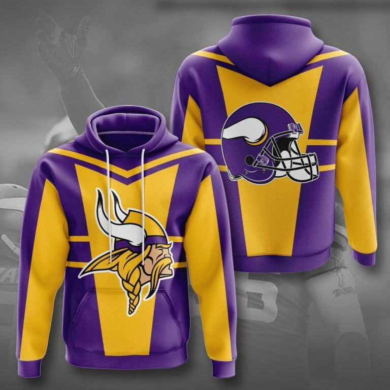 NFL NFL Minnesota Vikings 3D All Over Print Hoodie, Zip Hoodie