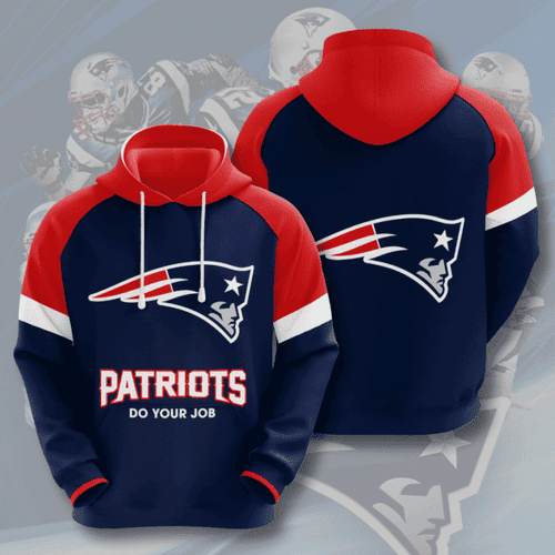 NFL NFL New England Patriots 3D All Over Print Hoodie, Zip Hoodie