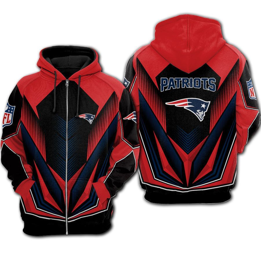 NFL Nfl New England Patriots 3D All Over Print Hoodie, Zip Hoodie