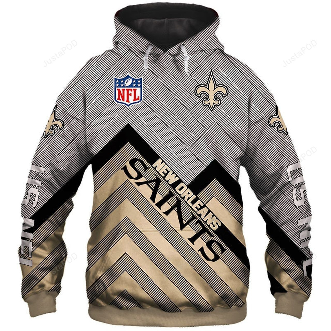 NFL NFL New Orleans Saints 3D All Over Print Hoodie, Zip Hoodie