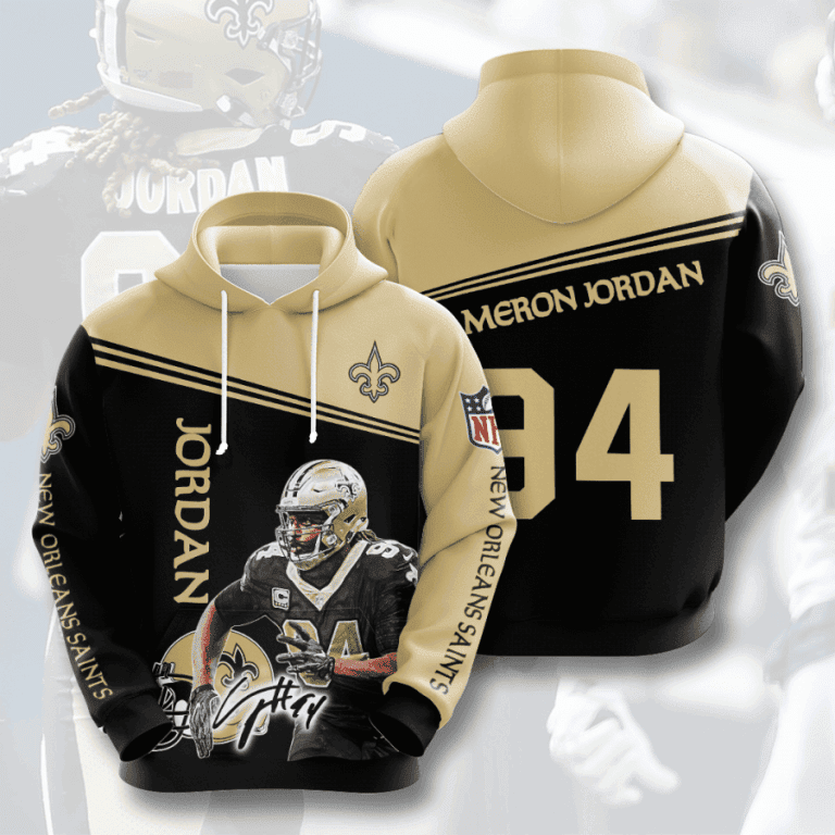NFL NFL New Orleans Saints 3D All Over Print Hoodie, Zip Hoodie