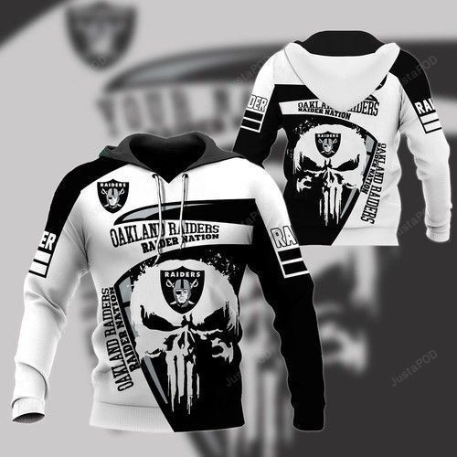 NFL Nfl Oakland Raiders Nation 3D All Over Print Hoodie, Zip Hoodie
