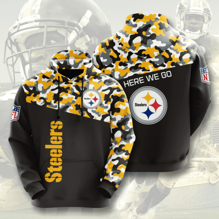 NFL NFL Pittsburgh Steelers 3D All Over Print Hoodie, Zip Hoodie