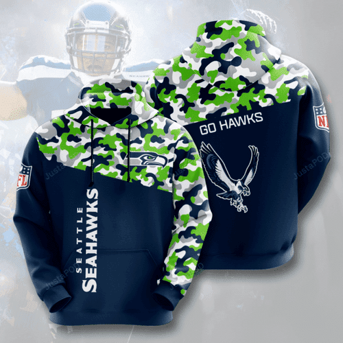 NFL NFL Seattle Seahawks 3D All Over Print Hoodie, Zip Hoodie