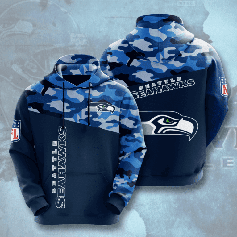 NFL NFL Seattle Seahawks 3D All Over Print Hoodie, Zip Hoodie