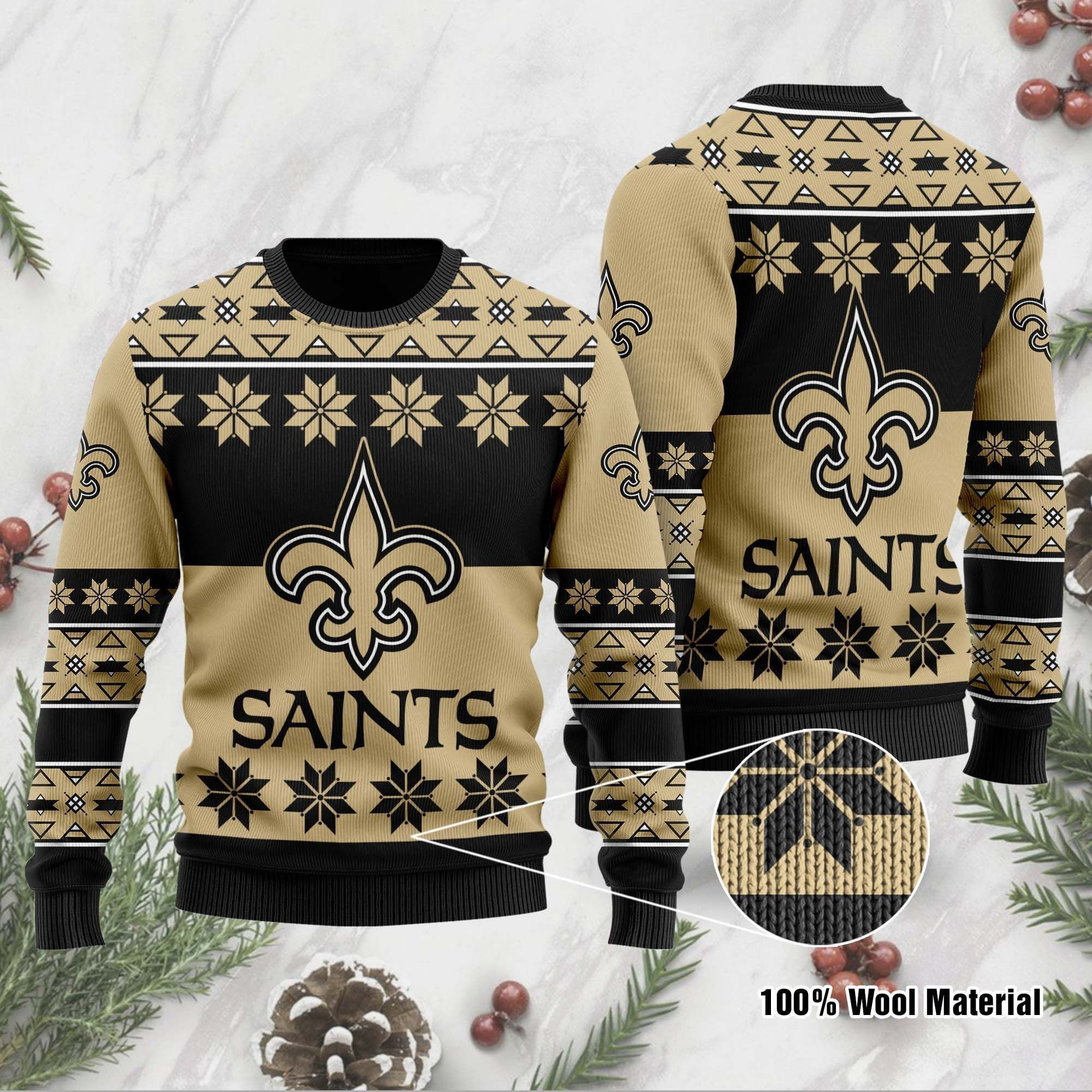 Nfl Nos Ugly Christmas Sweater Adult 3D Funny Matching for family
