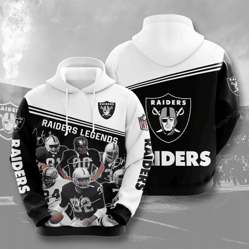 NFL Oakland Raiders Nfl 3D All Over Print Hoodie, Zip Hoodie
