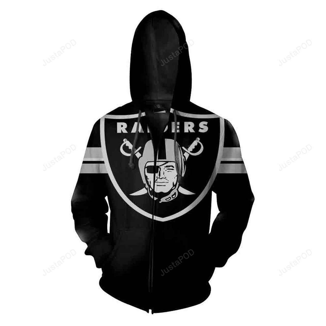 NFL Oakland Raiders Nfl Football 3D All Over Print Hoodie, Zip Hoodie