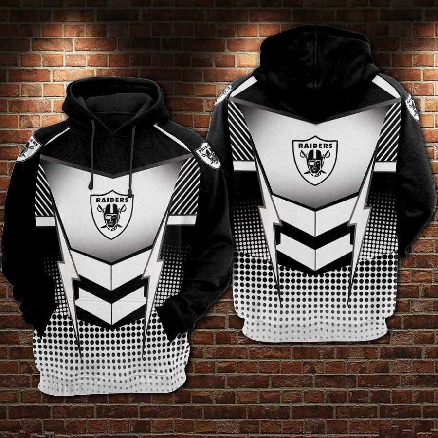 NFL Oakland Raiders Nfl Football V2 3D All Over Print Hoodie, Zip Hoodie