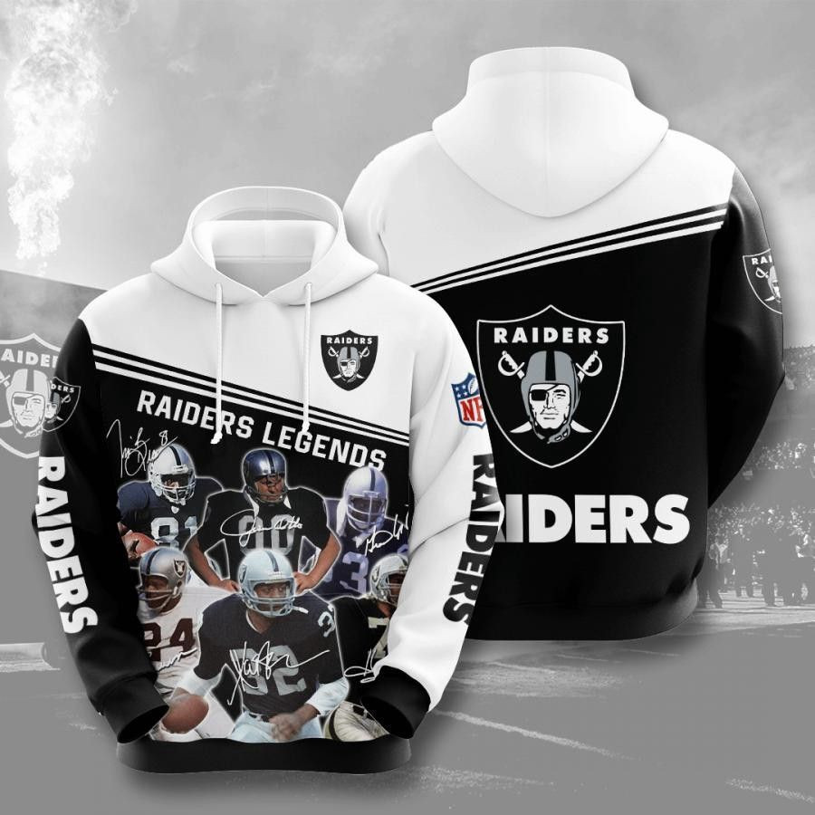 NFL Oakland Raiders NFL Oakland Raiders 3D All Over Print Hoodie, Zip Hoodie
