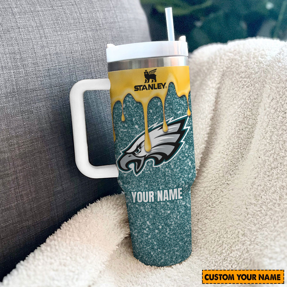 NFL Philadelphia Eagles Custom Stanley Cup 40 oz 30 oz Tumbler With HandleTVC2301850 - Image 2