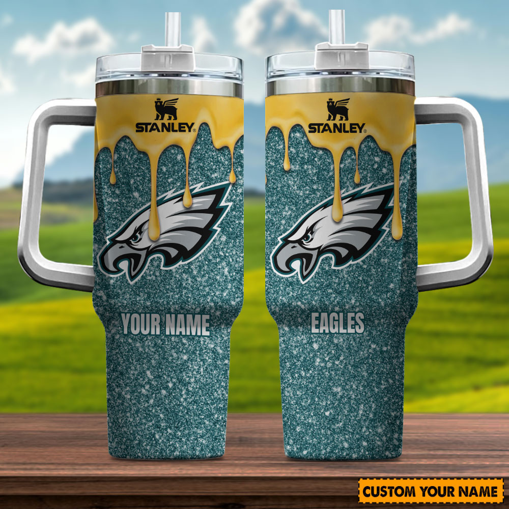 NFL Philadelphia Eagles Custom Stanley Cup 40 oz 30 oz Tumbler With HandleTVC2301850 - Image 3